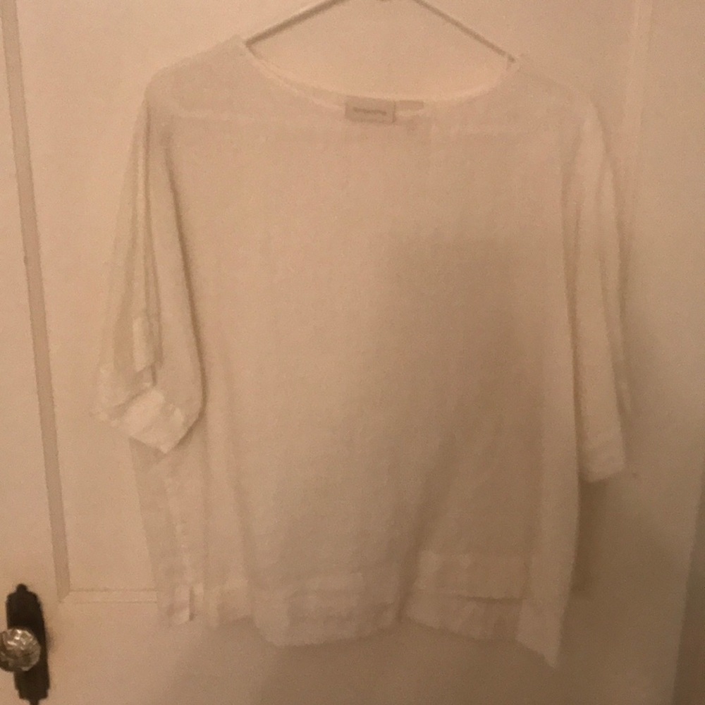 Chicos used chic linen tunic